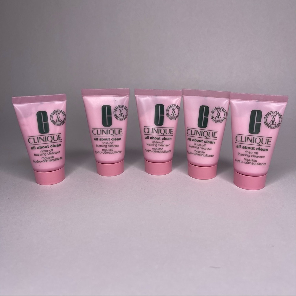 Lot of Clinique all about clean rinse off foaming cleanser‎ all new
